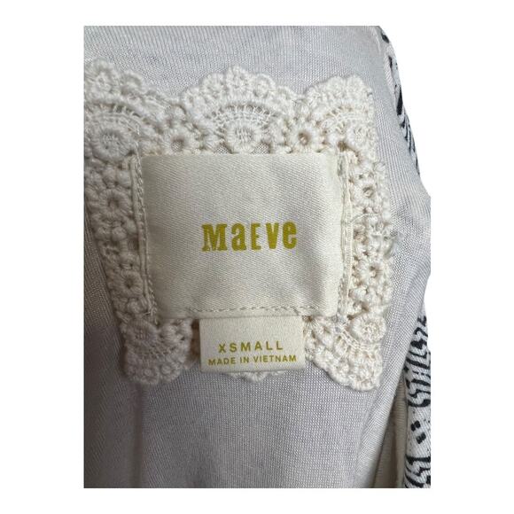 Maeve Jamie One Shoulder Wide Leg Crop Jumpsuit XS Boho One Shoulder Outfit - Picture 9 of 10